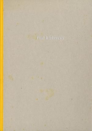 Seller image for Paul Dickerson 1961-1997 (American Fine Arts) for sale by Vincent Borrelli, Bookseller