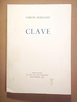 Seller image for CLAVE. for sale by Carmichael Alonso Libros