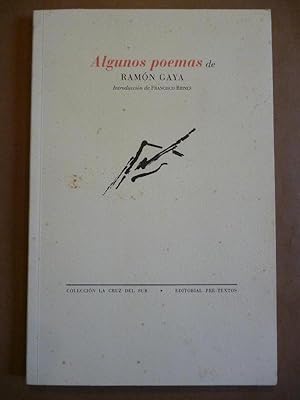 Imagen del vendedor de ALGUNOS POEMAS de. Introduccin de Francisco Brines. a la venta por Carmichael Alonso Libros