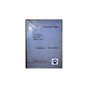 Image du vendeur pour Antropologa. Cultura y Sociedad mis en vente par Librera Salamb