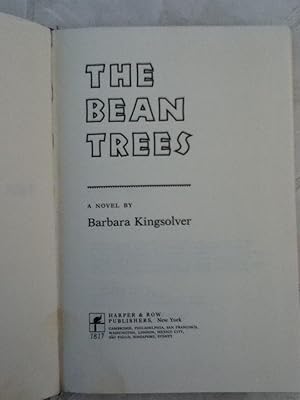 Imagen del vendedor de The bean trees. a la venta por Librera "Franz Kafka" Mxico.