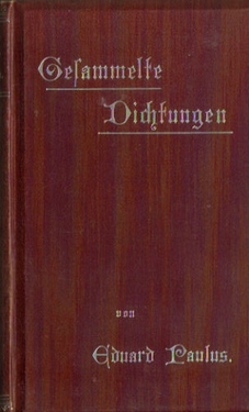 Bild des Verkufers fr Gesammelte Dichtungen, zum Verkauf von ANTIQUARIAT H. EPPLER