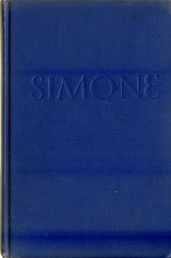 Seller image for Simone, (A Novel), for sale by ANTIQUARIAT H. EPPLER