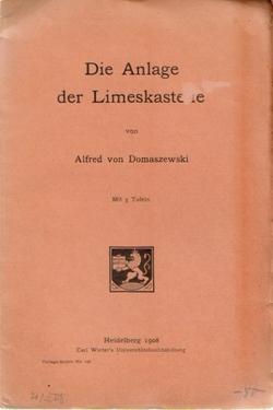 Bild des Verkufers fr Die Anlage der Limeskastelle, zum Verkauf von ANTIQUARIAT H. EPPLER