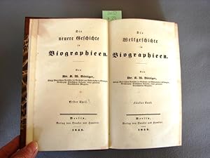 Immagine del venditore per Die Weltgeschichte in Biographieen. Neuere Geschichte 1. und 2. Buch. venduto da Augusta-Antiquariat GbR