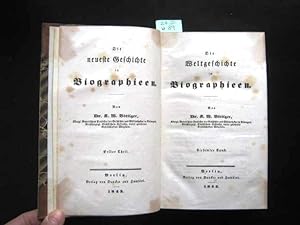 Seller image for Die Weltgeschichte in Biographieen. Neueste Geschichte, erstes und zweites Buch. for sale by Augusta-Antiquariat GbR