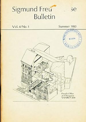 Imagen del vendedor de Sigmund Freud House Bulletin. Vol 4. No. 1. Summer 1980. a la venta por Fundus-Online GbR Borkert Schwarz Zerfa