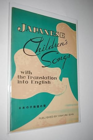 Imagen del vendedor de Japanese Children's Songs a la venta por Alphabet Bookshop (ABAC/ILAB)