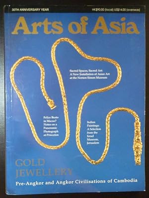 Imagen del vendedor de Arts of Asia Volume 30 Number 2 March - April 2000 Angkor Gold a la venta por Jeff Irwin Books