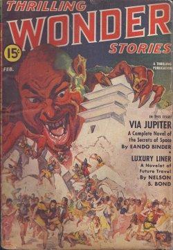Seller image for THRILLING WONDER Stories: February, Feb. 1942 for sale by Books from the Crypt