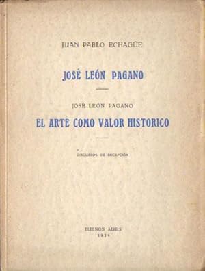 José León Pagano / El Arte como Valor Histórico. Discursos de Recepción