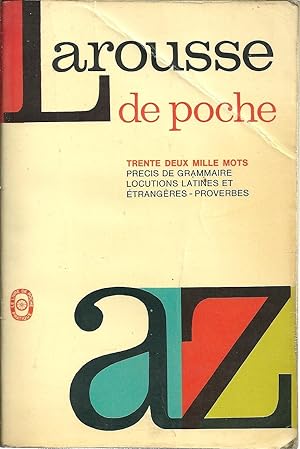 LAROUSSE DE POCHE. Précis de grammaire, locutions latines et étrangères