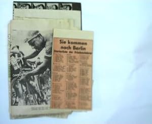 alte seltene DDR - Zeitungssammlung zum Thema Friedensfahrt 1963: ca. 19 alte und seltene Zeitung...
