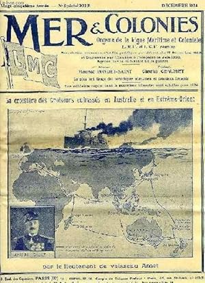 Imagen del vendedor de MER & COLONIES, 25e ANNEE, N SPECIAL 202 B, DEC. 1923, ORGANE DE LA LIGUE MARITIME ET COLONIALE LMF ET LCF REUNIES a la venta por Le-Livre