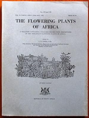 Image du vendeur pour The Flowering Plants of Africa: Vol 39, Parts 3 and 4 mis en vente par CHAPTER TWO