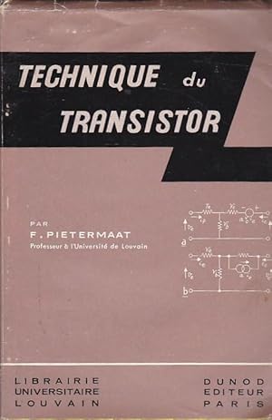 Bild des Verkufers fr Technique du transistor zum Verkauf von LIBRERA GULLIVER