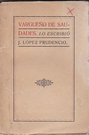 Seller image for Vargueo de saudades for sale by LIBRERA GULLIVER
