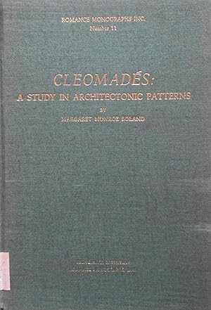 Immagine del venditore per Cleomades: A Study in Architectonic Patterns venduto da School Haus Books