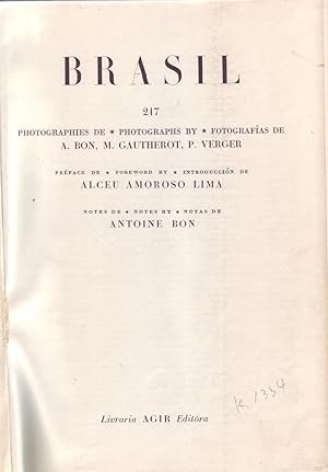Seller image for BRASIL. 217. for sale by ABLEBOOKS