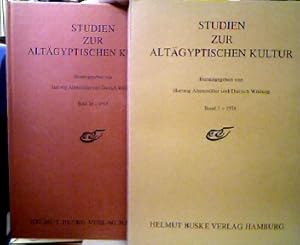 Studien zur altägyptischen Kultur Band 1 (1974) - Band 20 (1993) + Indexband der Bände 1- 10 (Hrs...