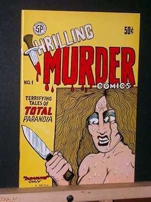 Image du vendeur pour Thrilling Murder Comics #1 mis en vente par Tree Frog Fine Books and Graphic Arts