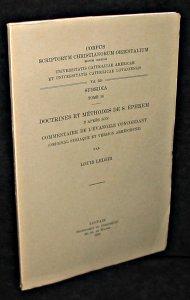 Bild des Verkufers fr Doctrines et mthodes de S. Ephrem d'aprs son commentaire de l'vangile concordant (original syriaque et version armnienne) zum Verkauf von Abraxas-libris