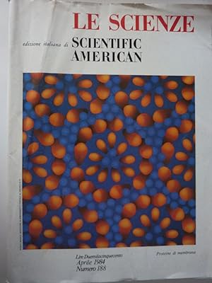 "LE SCIENZE - Edizione Italiana di SCIENTIFIC AMERICAN - Aprile 1984 Numero 1888 - PROTEINE DI ME...