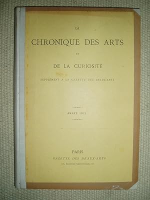 La chronique des arts et de la curiosité : supplément à la Gazette des beaux-arts : Année 1913