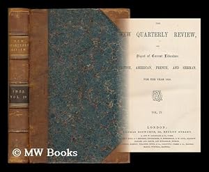 Seller image for The new quarterly review and digest of current literature, British, American, French and German. For the year 1855 : vol. IV for sale by MW Books Ltd.