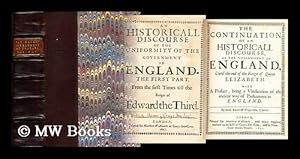 Image du vendeur pour An historicall discourse of the uniformity of the government of England - [the first part & second parts complete] mis en vente par MW Books Ltd.