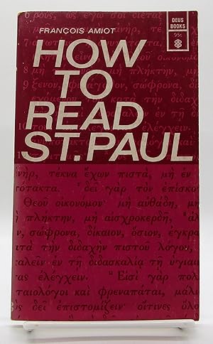 Bild des Verkufers fr How to Read St. Paul zum Verkauf von Book Nook