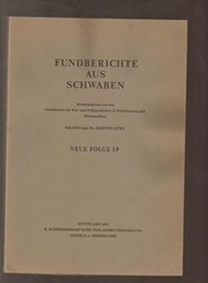 Seller image for Fundberichte aus Schwaben Neue Folge 199 for sale by Sonnets And Symphonies