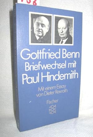 Bild des Verkufers fr Gottfried Benn (Briefwechsel mit Paul Hindemith) zum Verkauf von Antiquariat Zinnober