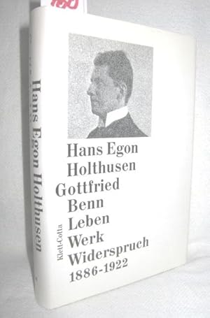 Imagen del vendedor de Gottfried Benn Band 1 (Leben-Werk-Widerspruch 1886-1922) a la venta por Antiquariat Zinnober
