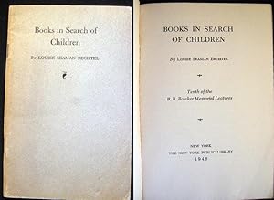 Immagine del venditore per Books in Search of Children venduto da Certain Books, ABAA