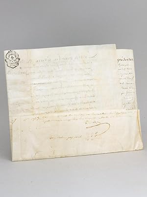 [ Lettre de Ratification sur vélin, Maison située paroisse Saint Jean du Perrot, Généralité de La...