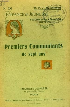 Seller image for PREMIERS COMMUNIANTS DE SEPT ANS. for sale by Le-Livre