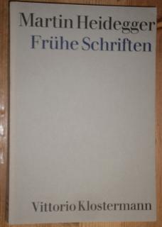 Frühe Schriften.