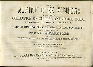 The Alpine Glee Singer: A Complete Collection of Secular and Social Music, Arranged in Four Vocal...