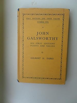 Bild des Verkufers fr John Galsworthy zum Verkauf von Clement Burston Books
