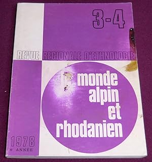 Immagine del venditore per LE MONDE ALPIN ET RHODANIEN - Revue rgionale d'ethnologie - Anne 1978 - 3e/4e trimestres venduto da LE BOUQUINISTE