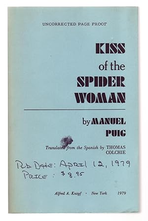 Imagen del vendedor de KISS OF THE SPIDER WOMAN. a la venta por ABLEBOOKS