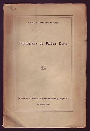 Imagen del vendedor de BIBLIOGRAFIA DE RUBEN DARIO a la venta por ABLEBOOKS