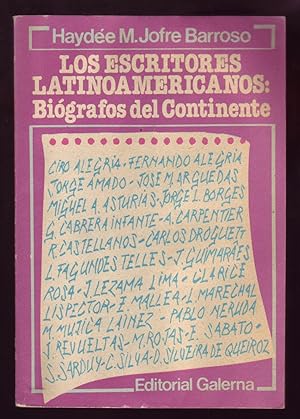 Imagen del vendedor de LOS ESCRITORES LATINOAMERICANAOS: Bieografos del Continente. a la venta por ABLEBOOKS