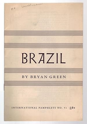 Seller image for BRAZIL: International Pamphlets No. 51. for sale by ABLEBOOKS