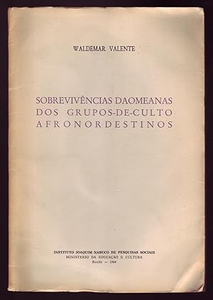Seller image for SOBREVIVNCIAS DAOMEANAS DOS GRUPOS-DE-CULTO AFRONORDESTINOS. for sale by ABLEBOOKS