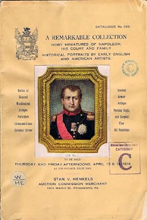 A Remarkable Collection: Ivory Miniatures of Napoleon, His Court and Family; Historical Portraits...