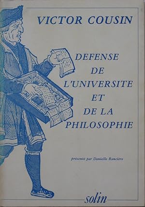 Défense de l'Université et de la Philosophie