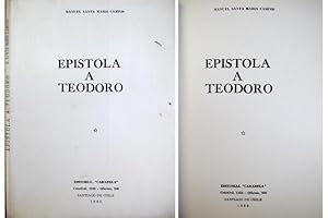 Bild des Verkufers fr Epstola a Teodoro. ["A la memoria del malogrado amigo Don Teodoro Caillet-Bois, historiador naval argentino"]. zum Verkauf von Hesperia Libros