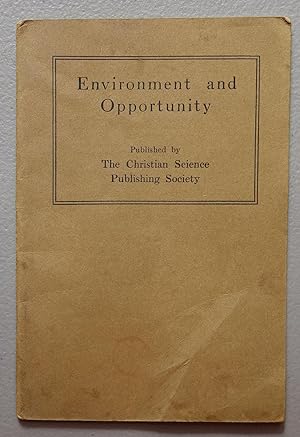 Environment and Opportunity: Greater Than Circumstances, Why Grow Old?, Limitation, Problem of th...